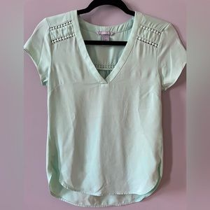 H&M Size 2 Mint green blouse